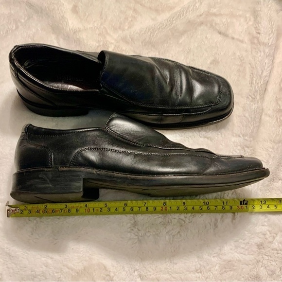 Johnston & Murphy Dress Shoes 10M Men’s Black Leather Slip-On Loafers Classic main image 12